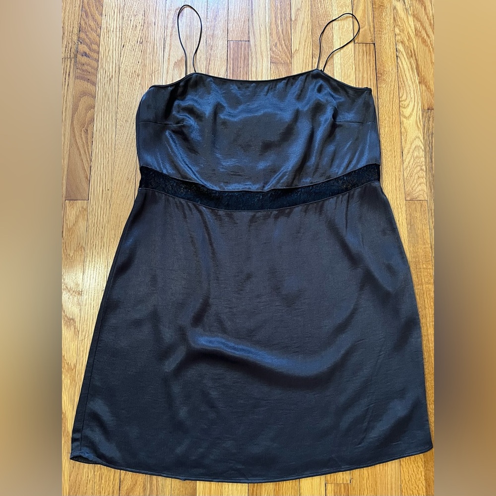 Zara Black Slip Dress size small